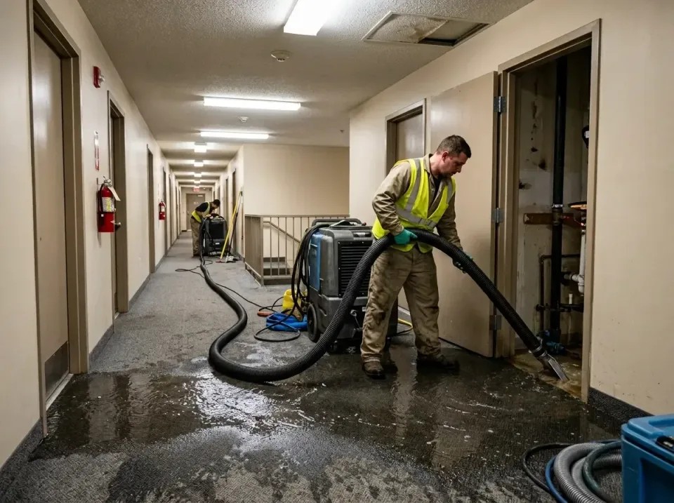 multi-unit-apartment-hallway-f-005 — frequently asked questions, Emergency Burst Pipe Water Extraction & Removal in Sicklerv…